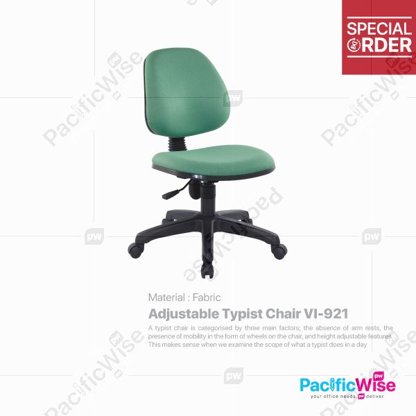 Adjustable Typist Chair/Kerusi Jurutaip Boleh Laras/VI-921