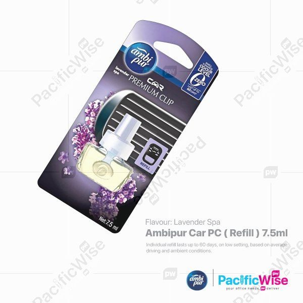 Ambipur Car Pc Refill (7.5ml) Lavender Spa