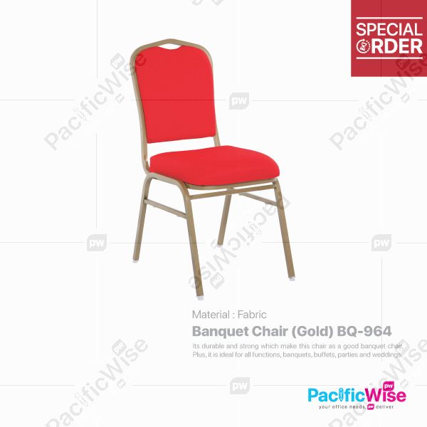 Banquet Chair (Gold)/Kerusi Jamuan/BQ-964