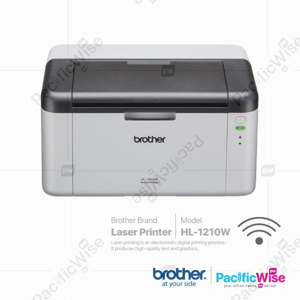 Brother Wireless Monochrome Laser Printer HL-1210W