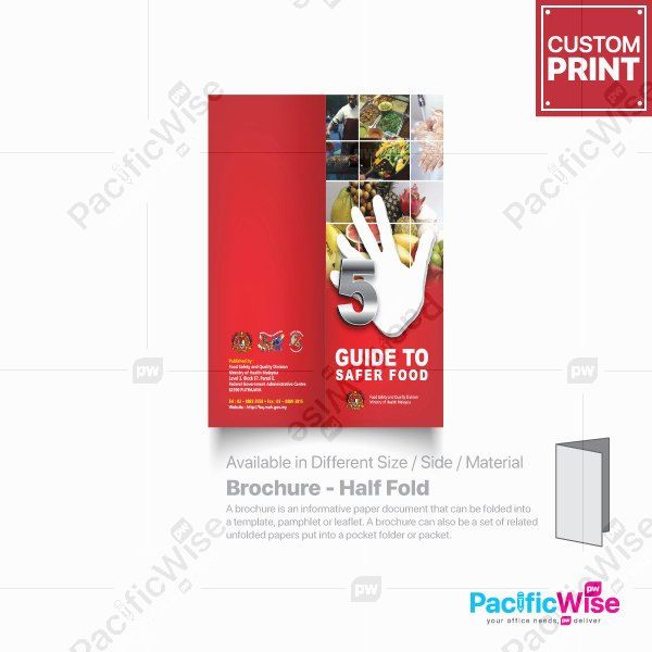Customized Printing Brochure (Half Fold)