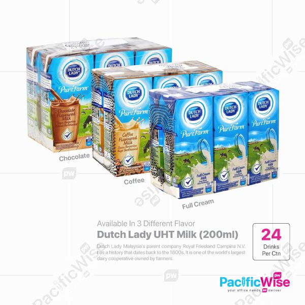 {Pre-Order} Dutch Lady UHT Milk (200ml)