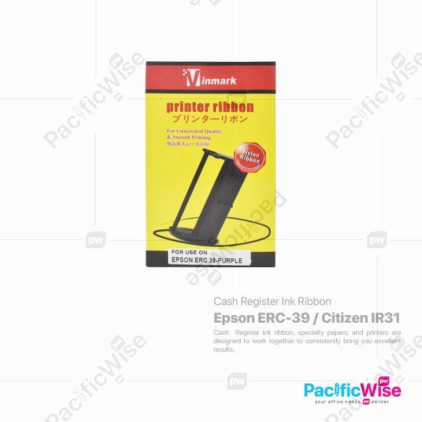 Epson ERC-39 / Citizen IR31 Purple Cash Register Ribbon