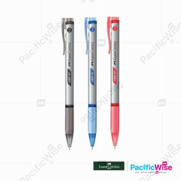 Faber Castell/Ball Pen/Pen Bola/Writing Pen/Grip X5/0.5mm