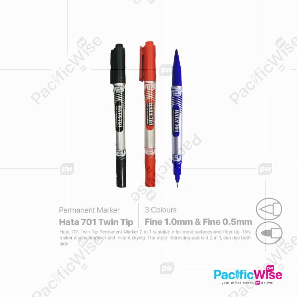 Hata/Permanent Marker/Penanda Kekal/Writing Pen/701 Twins Trip