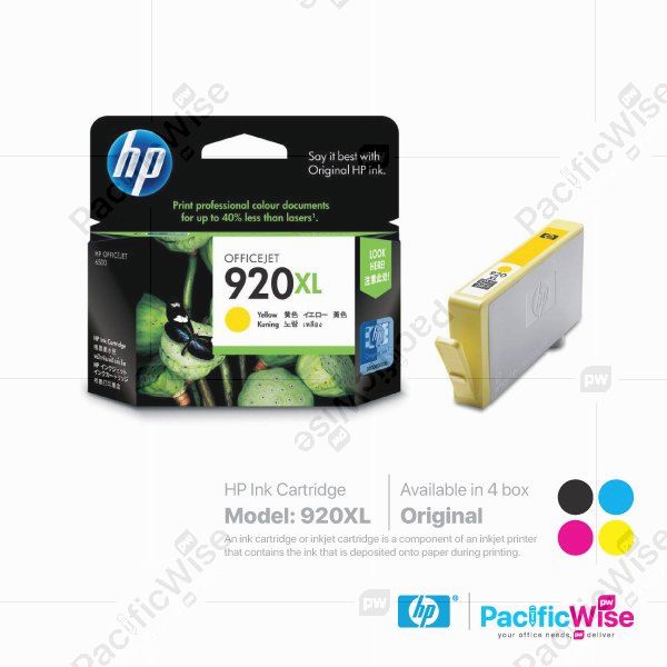 HP High Yield Ink Cartridge 920XL (Original)