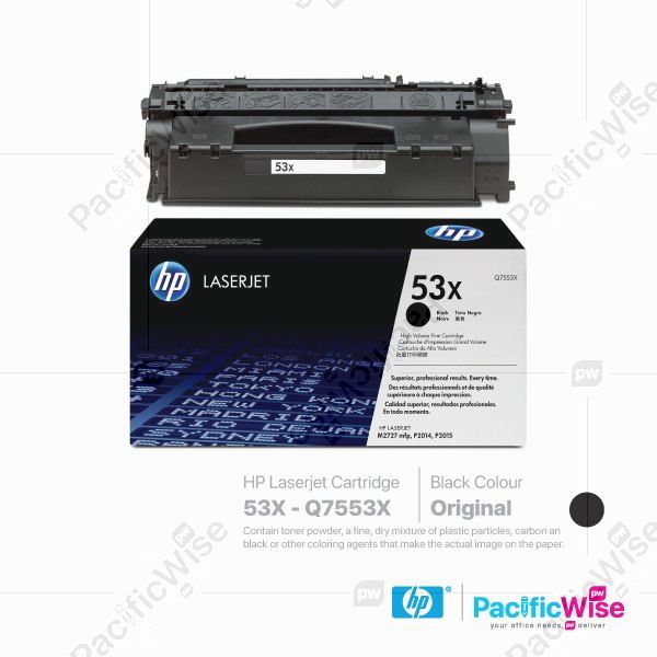 HP 53X LaserJet Toner Cartridge Q7553X (Original)