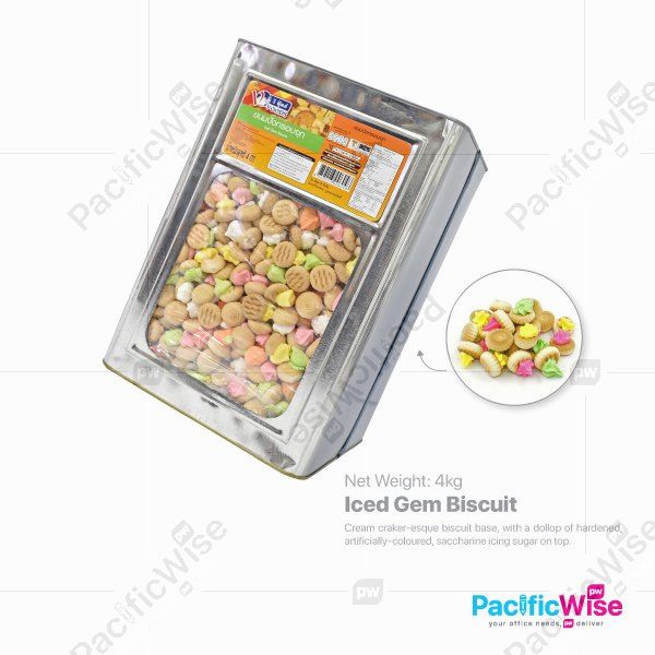 Iced Gem Biscuit (4kg) (TIN NOT REFUNDABLE)