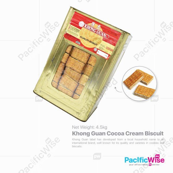 Khong Guan Cocoa Cream Biscuit (4.5kg) (+RM10 deposit)