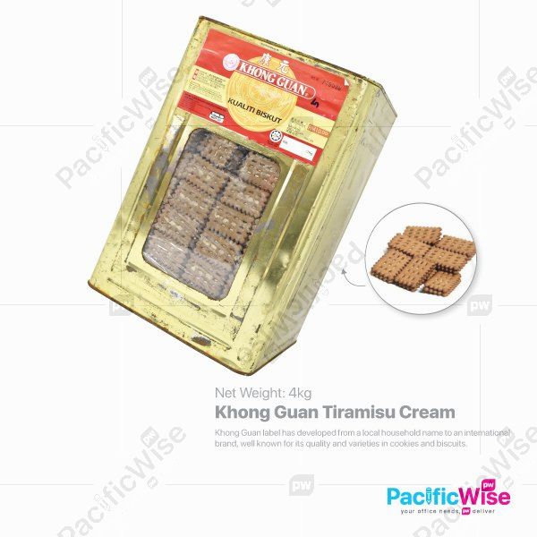 Khong Guan Tiramisu Cream (4kg) (+RM10 deposit)