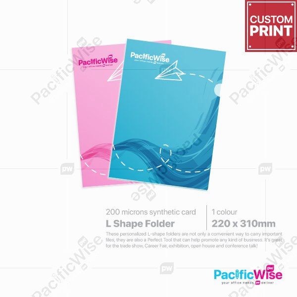 Customized Printing L-Shape Folder