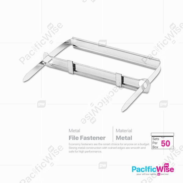 Metal File Fastener/Pengikat Fail Logam/Binder Accessories (50 sets)