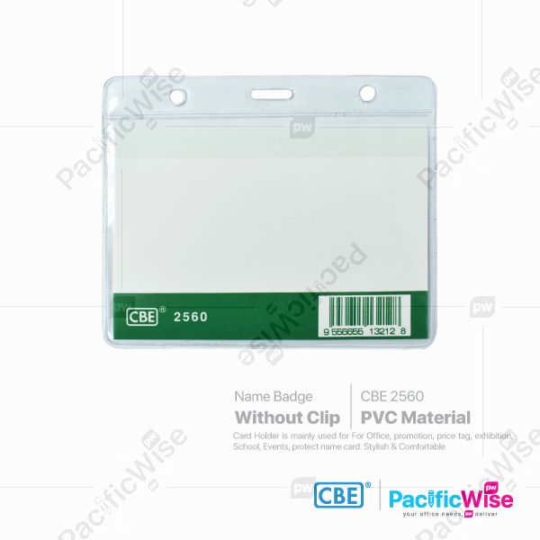 CBE/Name Badge PVC/Nama Lencana PVC/Name Badge (2560)