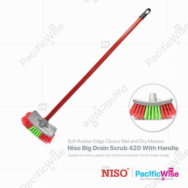 NISO Big Drain Scrub 420 With Handle