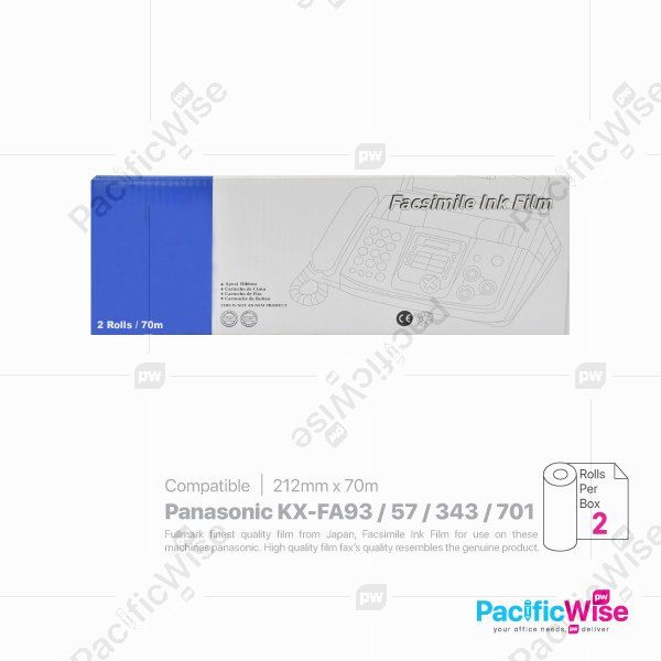 Panasonic Ink Film KX-FA93 / 57 / 343 / 701 (Compatible)