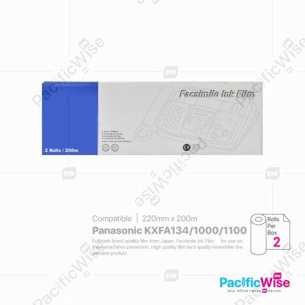 Panasonic Ink Film KXFA134 / 1000 / 1100 200m (Compatible)