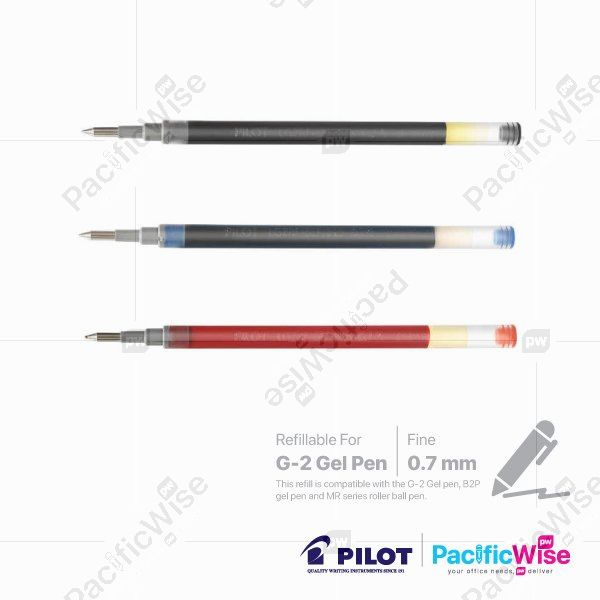 Pilot/Gel Ink Refill/Isi Ulang Tinta Gel/Writing Pen/G-2/0.7mm