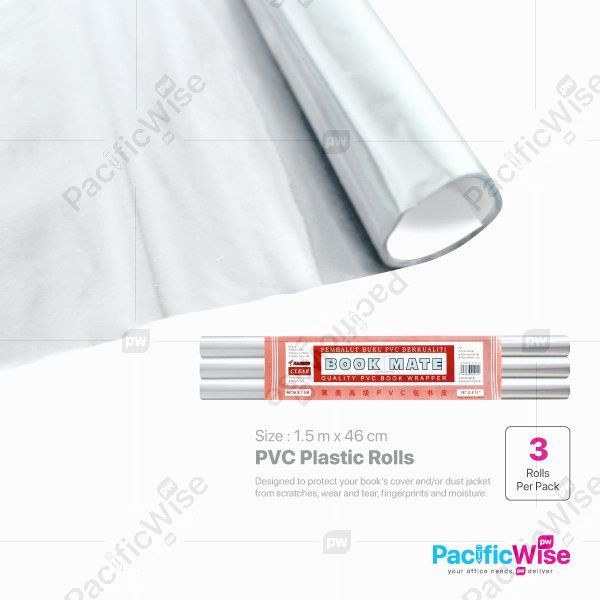 PVC Plastic Roll Clear (1.5) (3rolls)