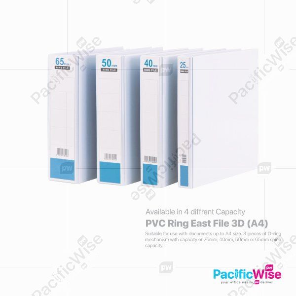 East File 3D Ring File PVC