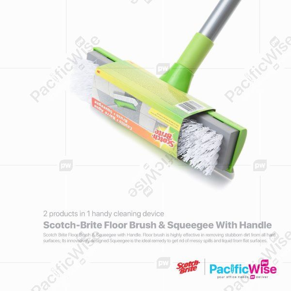 Scotch-Brite Floor Brush&Squeegee With Handle