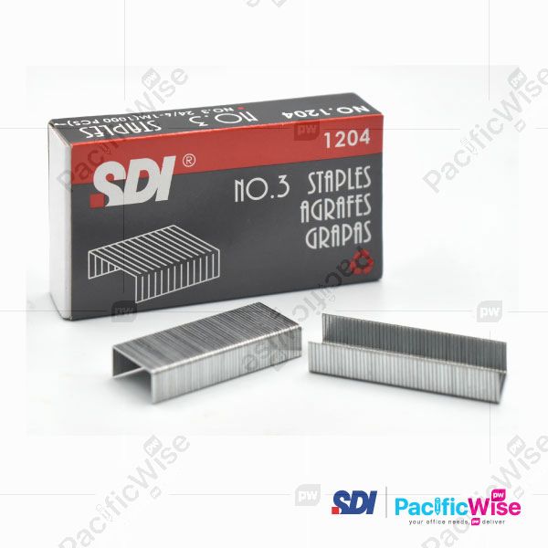 SDI Staples/SDI Bullet 1204 Staples/Peluru Pengokot (3-1M)