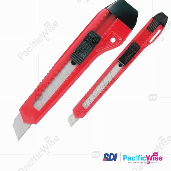 Cutter Knife/SDI Utility Knife/Stationery Blade/Pisau Pemotong (2 Sizes)