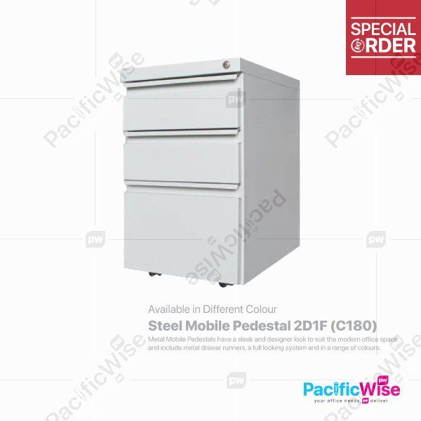 Steel Mobile Pedestal 2D1F