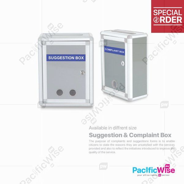 Suggestion & Complaint Box 
