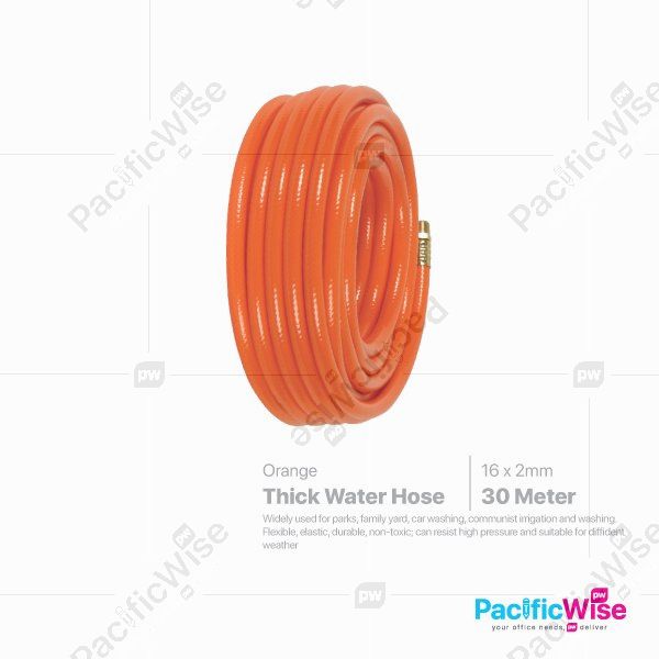 Thick Water Hose-Orange (30 Meter)