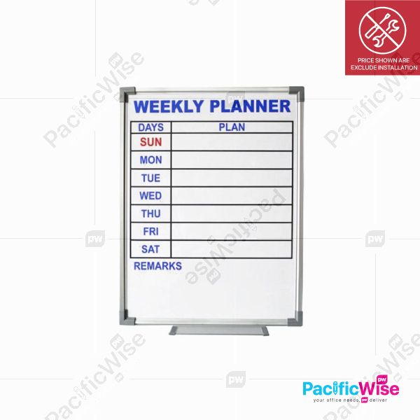 Whiteboard/Weekly Planner/CWP51/Perancang Mingguan (1.5' x 2')