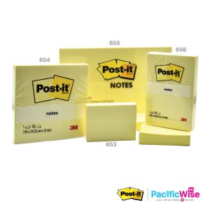 3M/Removable Post-it Note/Nota Melekit/Yellow Colour (4 Sizes)