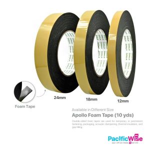 Apollo Foam Tape/Self Adhesive Tape/Pita Pelekat (10yds)