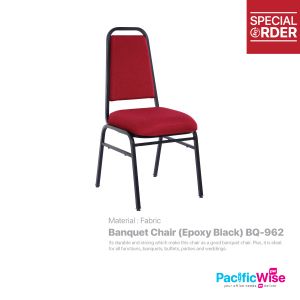 Banquet Chair (Epoxy Black)/Kerusi Jamuan/BQ-962