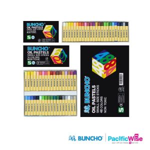 Buncho/Oil Pastel Small Sticks/Pastel Minyak Size Kecil/Colouring (12/16/24/36/48 Pcs)