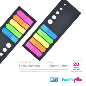 CBE Removable Sticky Flag 14030 (5 Neon Colour)