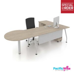 Executive Table/Eleusine Concept/Office Table/Office Desk/Meja Eksekutif/L Shape
