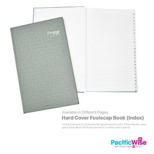 Hard Cover Foolscap Book (Index)