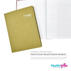Hard Cover Quarto Book (Index)