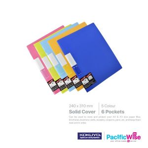 Kokuyo Pocket Book 6 Pockets Solid Cover