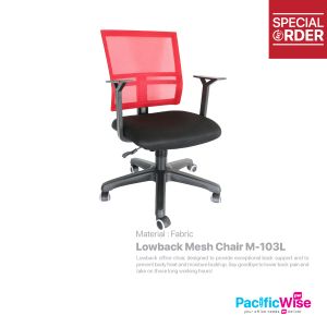 Lowback Mesh Chair/Kerusi Punggung Rendah/M-103L