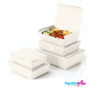 Disposable Lunch Box/Takeaway Lunch Box/Paper Lunch Box/Kotak Makan