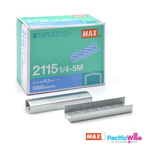 Max Staples/Max Bullet 2115 1/4-5M Staples/Peluru Pengokot (2115 1/4-5M)