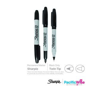 Sharpie/Permanent Marker/Penanda Kekal/Writing Pen/Twin Tip/1.0-0.3mm