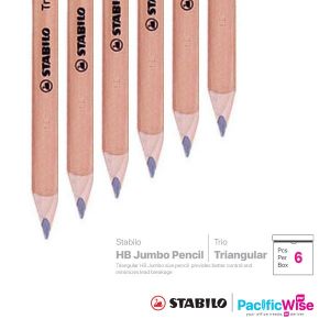 Stabilo/HB Pencil/Pensil HB/Writing Pen/Trio (6'S)