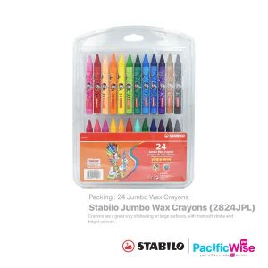 Stabilo/Jumbo Wax Crayons/Lilin Krayon Jumbo/Colouring/ 2824JPL (24'S)