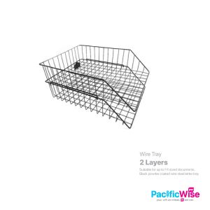 Letter Tray/Tray Wire 2 Tier/Dulang Surat 2 Tingkat/File Filing(2'S/Set)