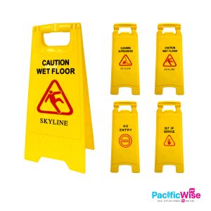 Floor Signage/Papan Tanda Lantai Kuning/Dual Lingual Sign Floor Signage/Yellow Signage (4 Designs)